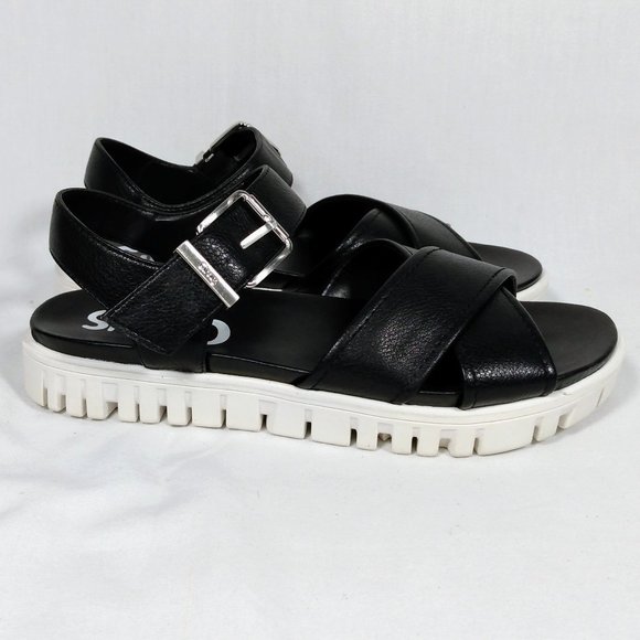 Circus by Sam Edelman Narcissa Flat Sandal-Black-New without Tags - Picture 3 of 5